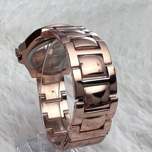 Luis Cardini Rose Gold Quartz Women's Watch Elegant Timepiece Black Dial - Picture 12 of 13